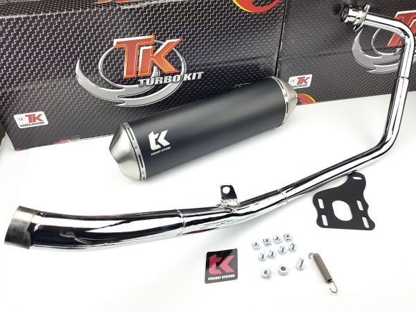 Turbo Kit X-Road Sport Edelstahl Auspuff Kymco Quannon Naked 125 4T