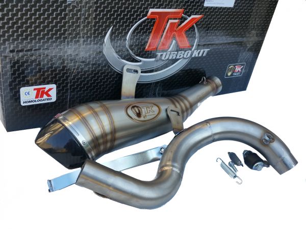 Turbo Kit GP Carbon Edelstahl Sport Auspuff KTM Duke 390 2017-2020