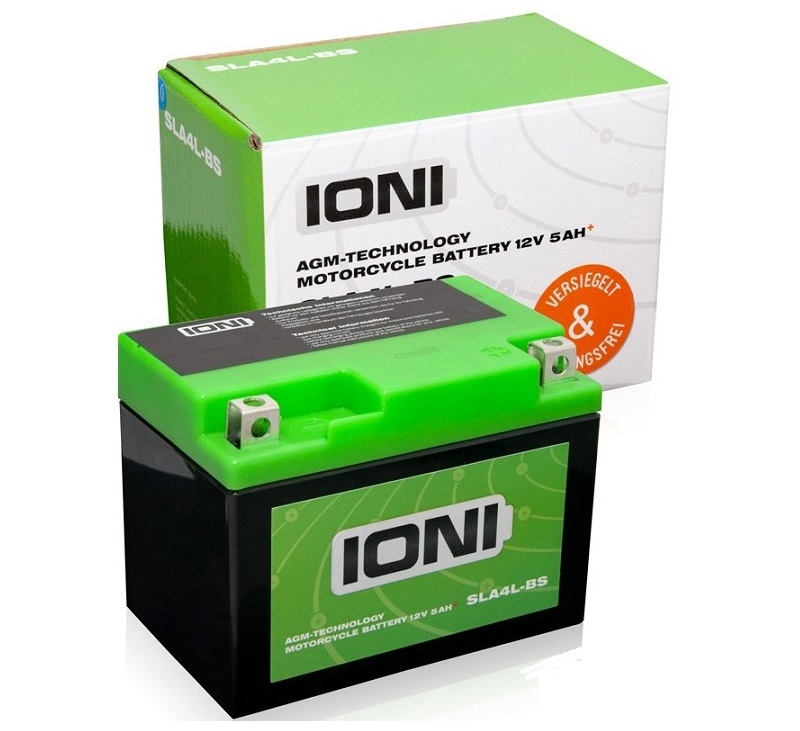 IONI AGM Batterie 12V 5Ah ITX4L-BS / SLA4L-BS Rollerbatterie