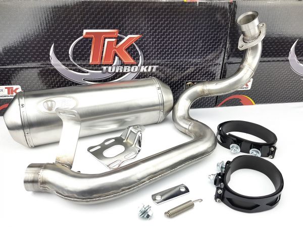 Turbo Kit Quad in Edelstahl Auspuff PGO Bugracer 500 Buggy 4 Takt