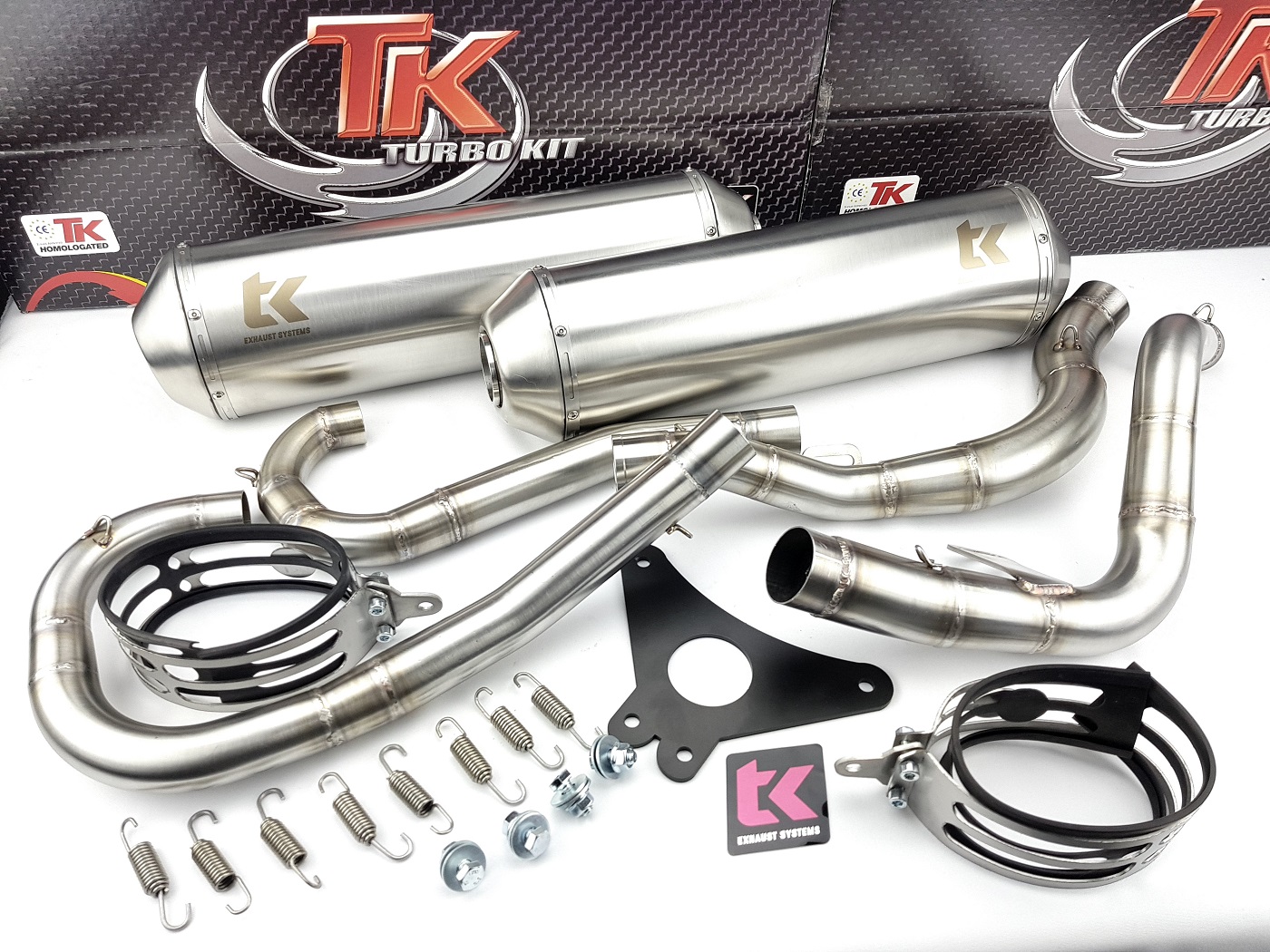 Auspuff für KTM Duke 125 GP Style Tuningauspuff mit ABE