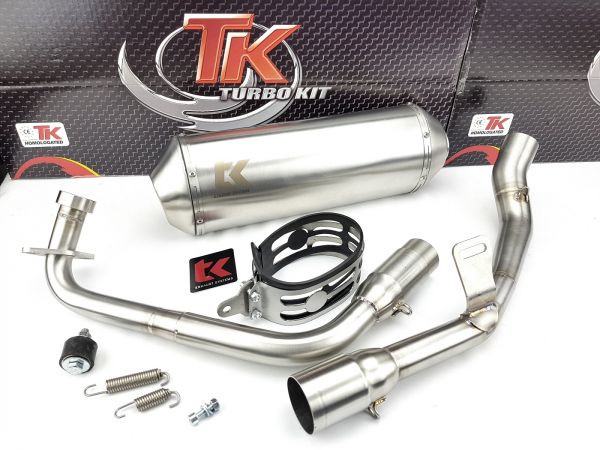 Turbo Kit X-Road Edelstahl Auspuff ZONTES G1 125 125i 2020 2021 LC 4T