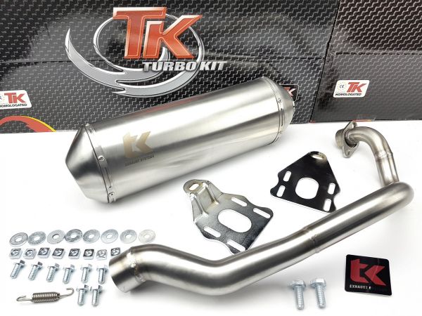 Turbokit Edelstahl Sport Auspuff Honda SH 300i Scooter NF02 ab 07