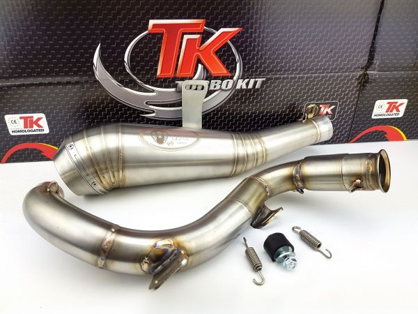 Turbo Kit GP Edelstahl Auspuff KTM Duke 390 ABS 2017 bis 2020 4 Takt