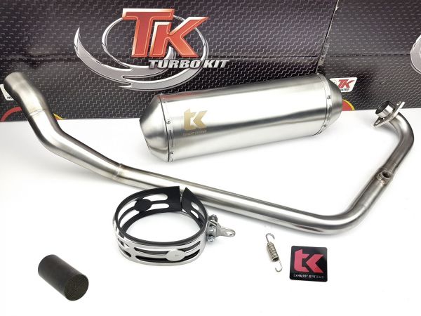 Turbo Kit X-Road Edelstahl Auspuff Benelli BN 125 AC 4T 2017 bis 2023