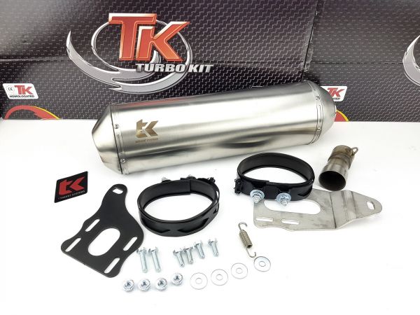 Turbo Kit Sport SLIP-ON Edelstahl Auspuff Piaggio Beverly 350 13-16 4T