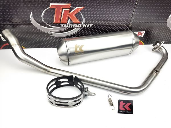 Turbo Kit X-Road Edelstahl Auspuff Benelli BN 125 AC 4T 2017 bis 2022