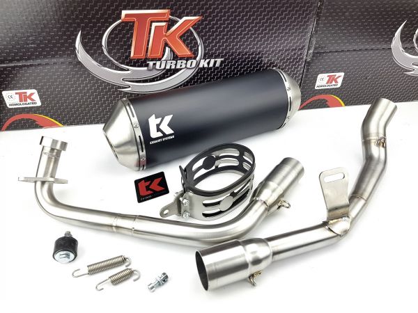Turbo Kit Auspuff Edelstahl ZONTES ZT GK G K 125 125i 2020 2021 2022