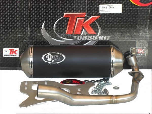 Auspuffanlage Turbo Kit GMax Sport Auspuff Daelim S3 125 125i FI 4T
