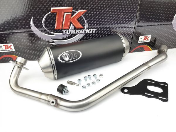 Turbo Kit X Road Edelstahl Auspuff Keeway RKS Ride Zento 125 AC 11-19