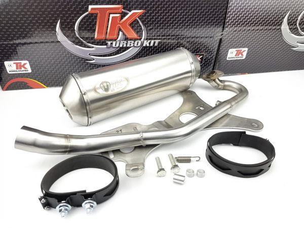 Turbo Kit Edelstahl Sport Auspuff Kymco Grand G New Dink 300i 17-23