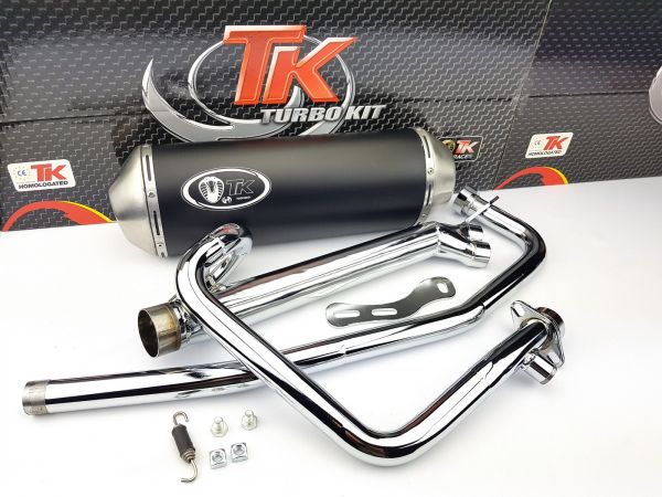 Turbo Kit X-Road 2-in-1 Auspuff Hyosung GT N E3 NE R E3 RF Naked 125