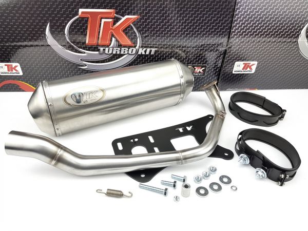 Turbo Kit Edelstahl Sport Auspuff Kymco Grand G Dink S4 125 ab 2016 4T