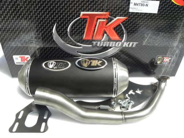 Turbo Kit TK G Max Auspuff für Daelim Besbi 125 AC 4 Takt 2007-2018