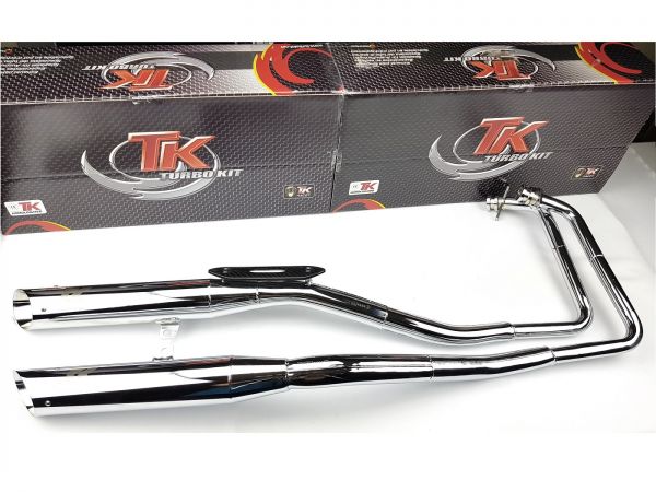 Turbo Kit Sport Auspuff Jinlun Bicilindrica MTR Houston Volcano 250 4T