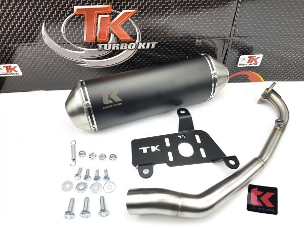 Turbo Kit Edelstahl Sport Auspuff Honda Forza 125i LC 4T 2021-2023 125