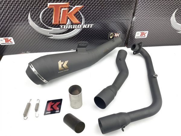 Turbo Kit GP Black Auspuff + KAT Benelli BN 125 AC 4 Takt 2017-2024