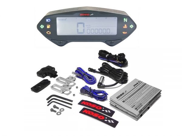 KOSO DB-01RN Tachometer mit Drehzahlmesser Enduro Motorroller Roller