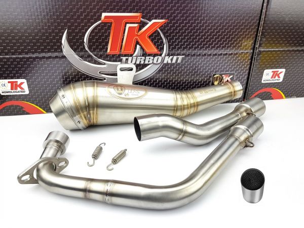 Auspuff Turbo Kit ROAD GP mit KAT Honda CBR 125 4 Takt 2011 bis 2016