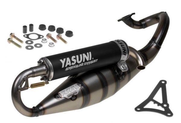 Auspuff Yasuni Scooter R BLACK Sport Aprilia Minarelli Yamaha 50 2T