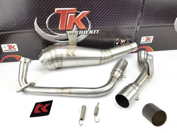 Auspuff Turbo Kit ROAD GP Edelstahl Honda CBR 125 2011 bis 2016 4T