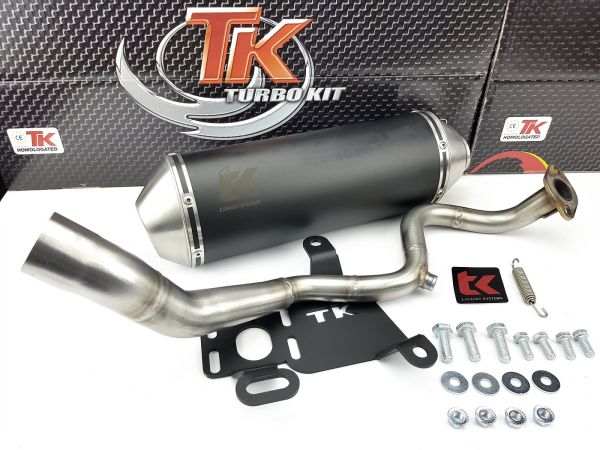 Turbo Kit Edelstahl Sport Auspuff Yamaha X-Max XMax 125 125i 21-23 4T