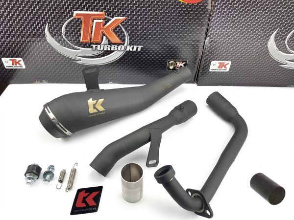 Turbo Kit GP Black Auspuff + KAT ZONTES ZT G1 G 1 125 20 21 22 4 Takt