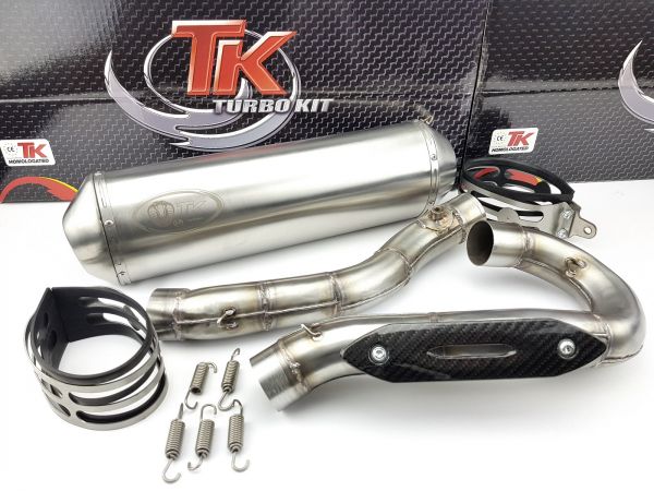 Edelstahl Turbo Kit Auspuff KTM SMR SX EXC HUSQVARNA FS 450 500 10-16